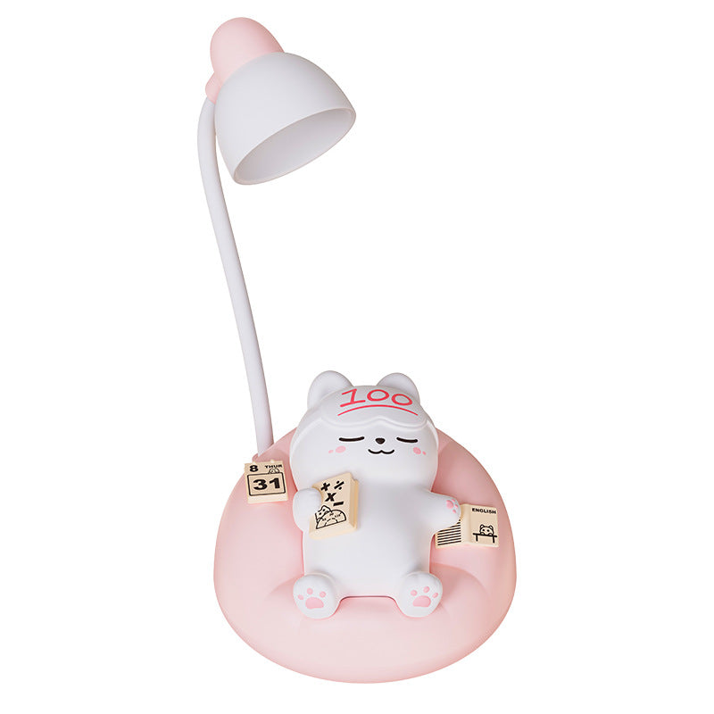 PurrGlow – Genopladelig kattebordlampe med blød LED-natlysdesign