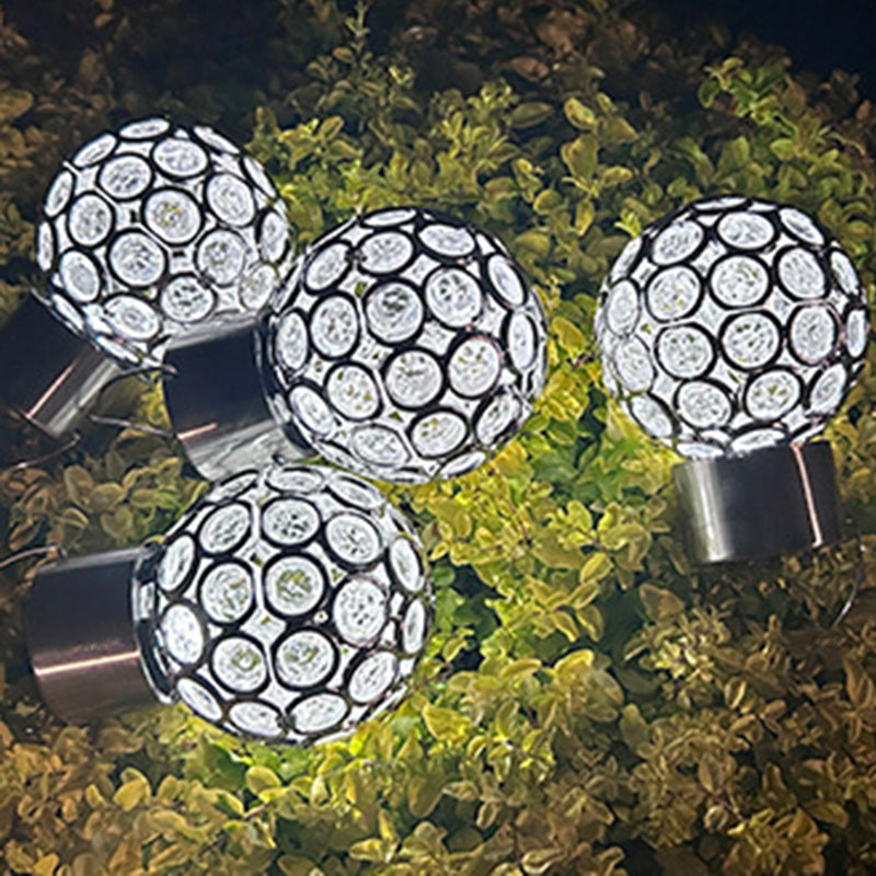 SolarSphere – Hængende LED udendørslampe i hul kugle design