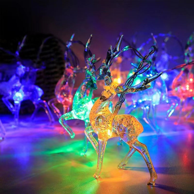 DeerGlow – Solcelle Dekorativ LED Lyskæde til Have og Udendørs Brug