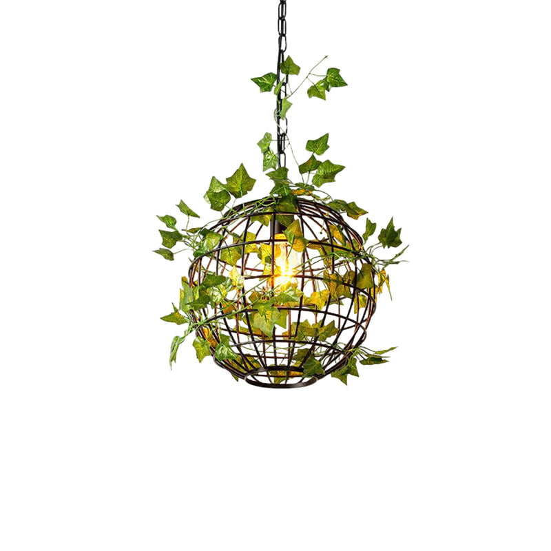 VineGlow – Rustik kugleformet pendellampe med art deco-inspiration