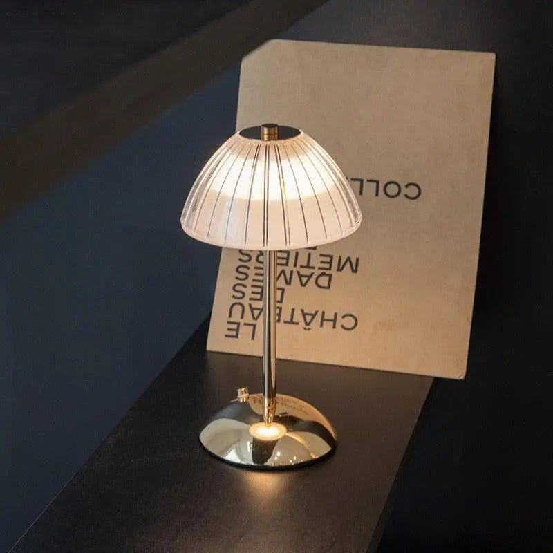 GlowHaven - Ledningsfri LED-krystallampe med touch-kontrol
