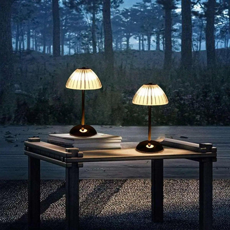 GlowHaven - Ledningsfri LED-krystallampe med touch-kontrol