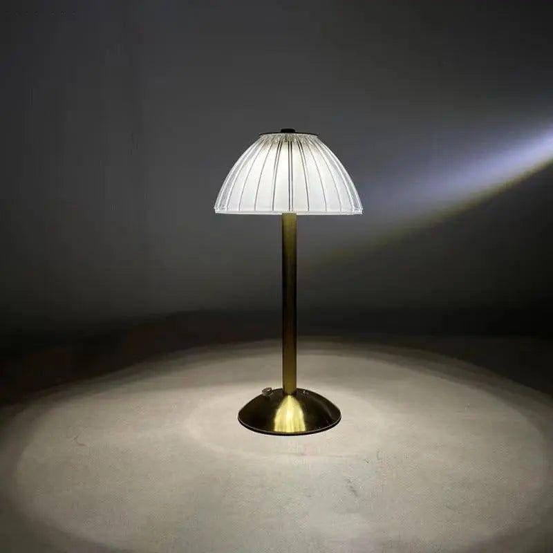 GlowHaven - Ledningsfri LED-krystallampe med touch-kontrol