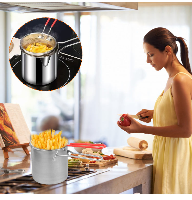 CrispMate - Moderne frituregryde med slankt design til ubesværet madlavning