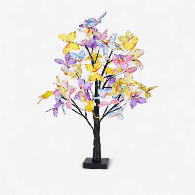 LumiTree – Dekorativ LED Bordlampe med Træinspireret Design