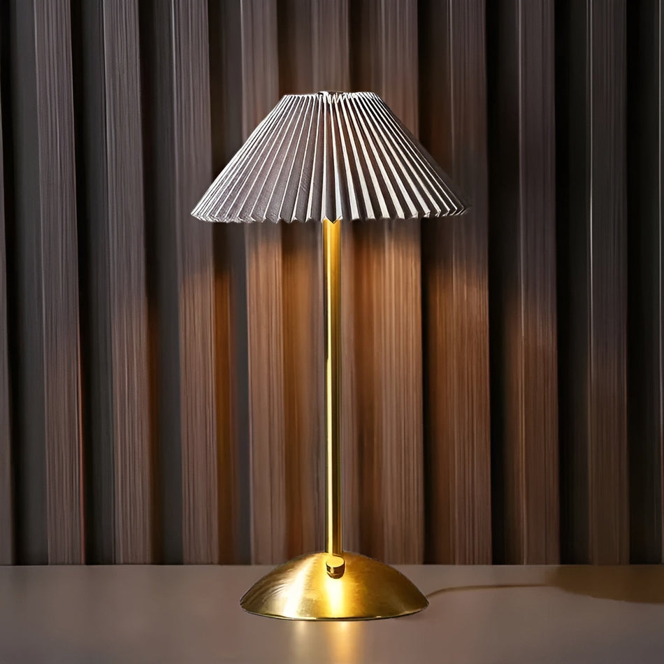 LumaGlow - Trådløs bordlampe med moderne minimalistisk design og justerbart farvelys
