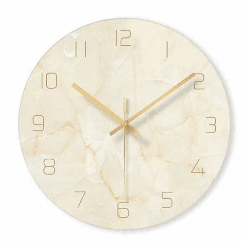 TimeTik – Elegant vægur med marmorinspireret design for tidløs sofistikering