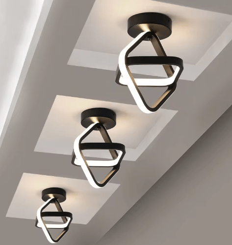GlowSpire - Moderne spiralformet LED-loftslampe til en varm atmosfære i hjemmet