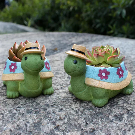 TurtleSprout – Legesyg skildpaddeformet plantekasse, der tilføjer charme til haver og indendørs