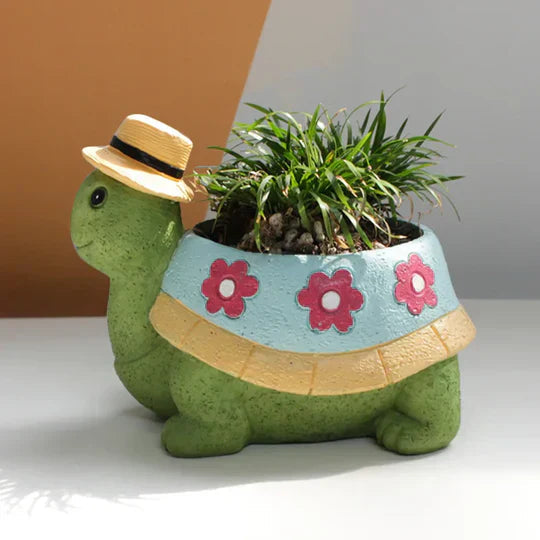 TurtleSprout – Legesyg skildpaddeformet plantekasse, der tilføjer charme til haver og indendørs