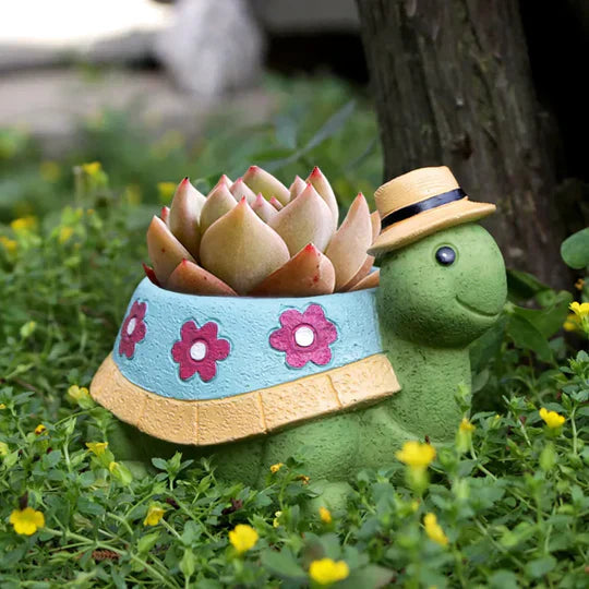 TurtleSprout – Legesyg skildpaddeformet plantekasse, der tilføjer charme til haver og indendørs