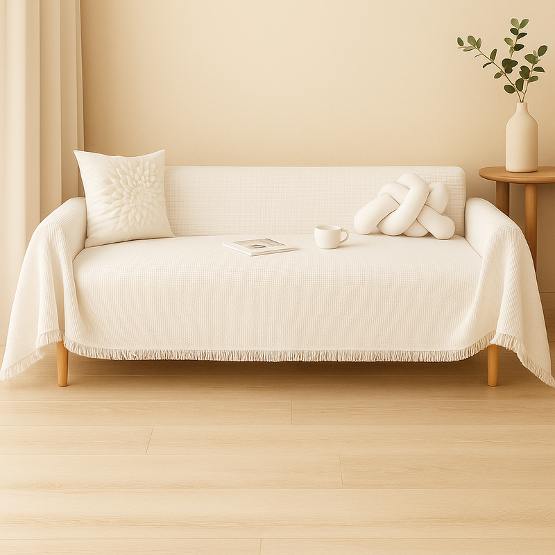 SoftWeave - Åndbar Vævet Sofa Betræk til Stilfuld Komfort og Beskyttende Pasform