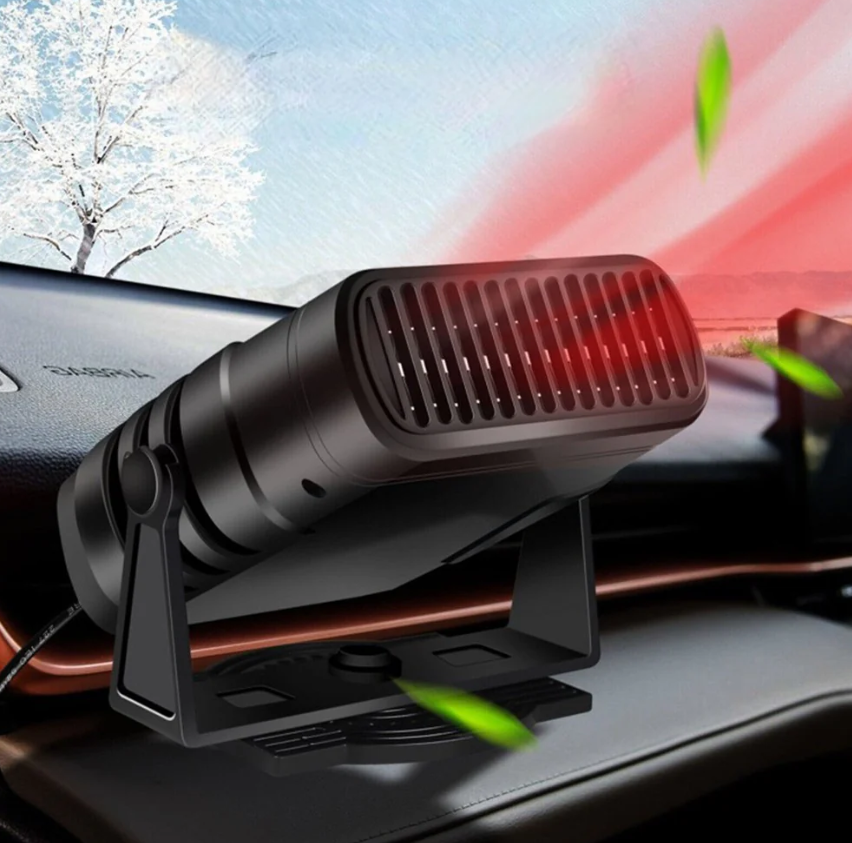 QuickHeat - 12 V bærbar varmer til hurtig opvarmning, køling og afdugning