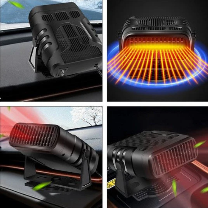 HeatRide – Kompakt bilvarmer med ventileret front og netledningsdesign