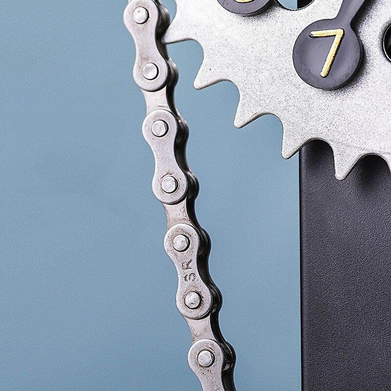 SpinTime - Roterende Gear ur Med Industriel Charme og Unikt Design