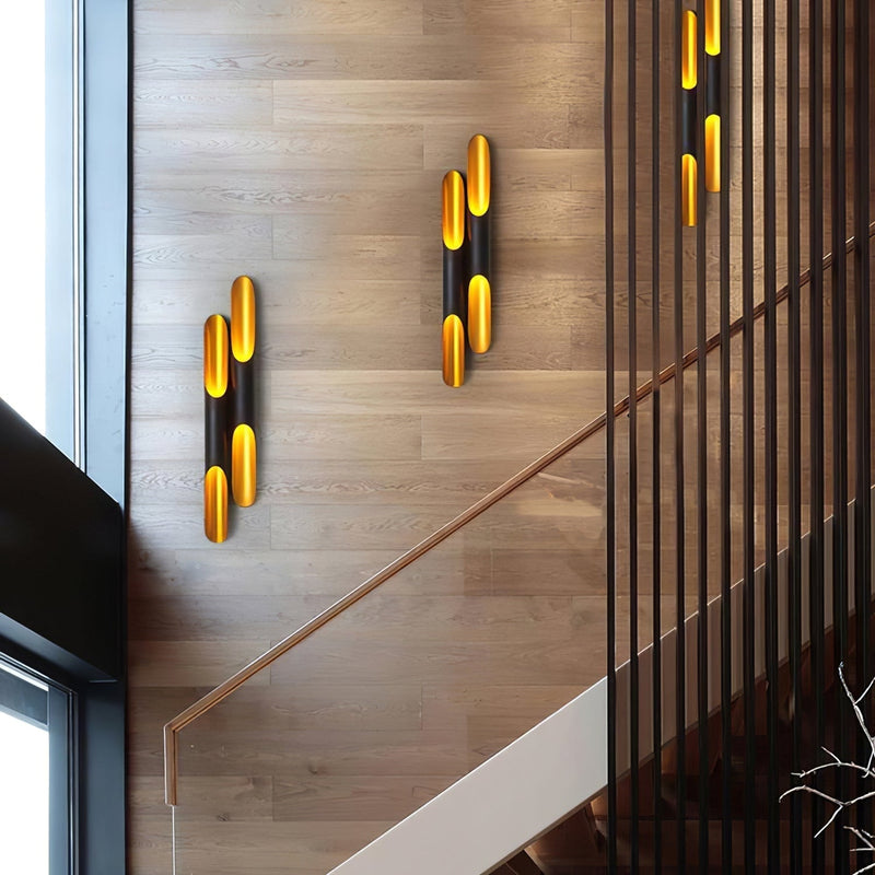 LineaLux – Minimalistisk sort LED-væglampe