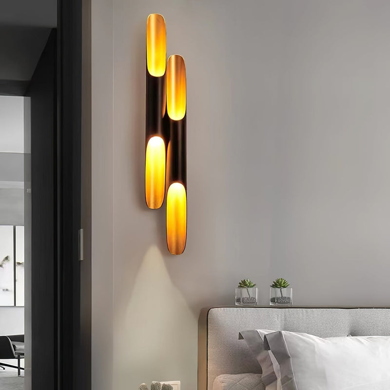 LineaLux – Minimalistisk sort LED-væglampe
