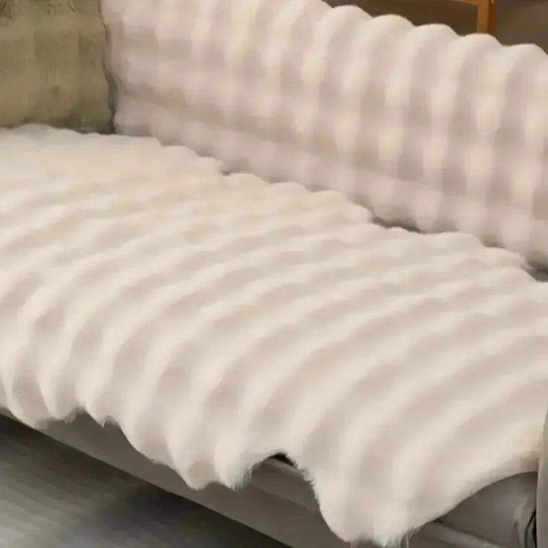 CozyCove - Blødt og plysagtigt tæppe med skridsikkert design til varme og komfortable opholdsrum