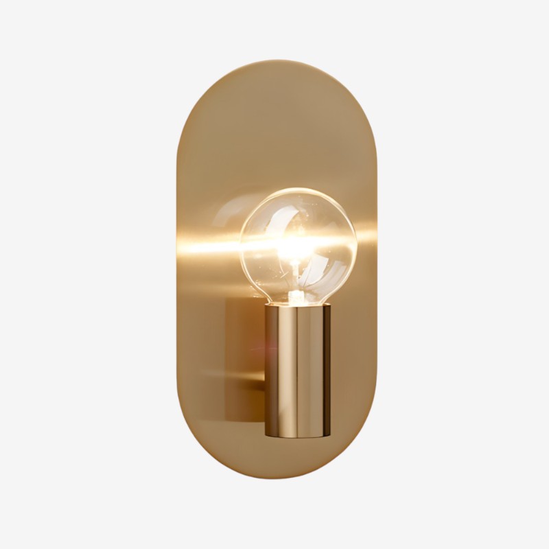 GlowPlate – LED Væglampe med Bold-Inspireret Design og Pladebase