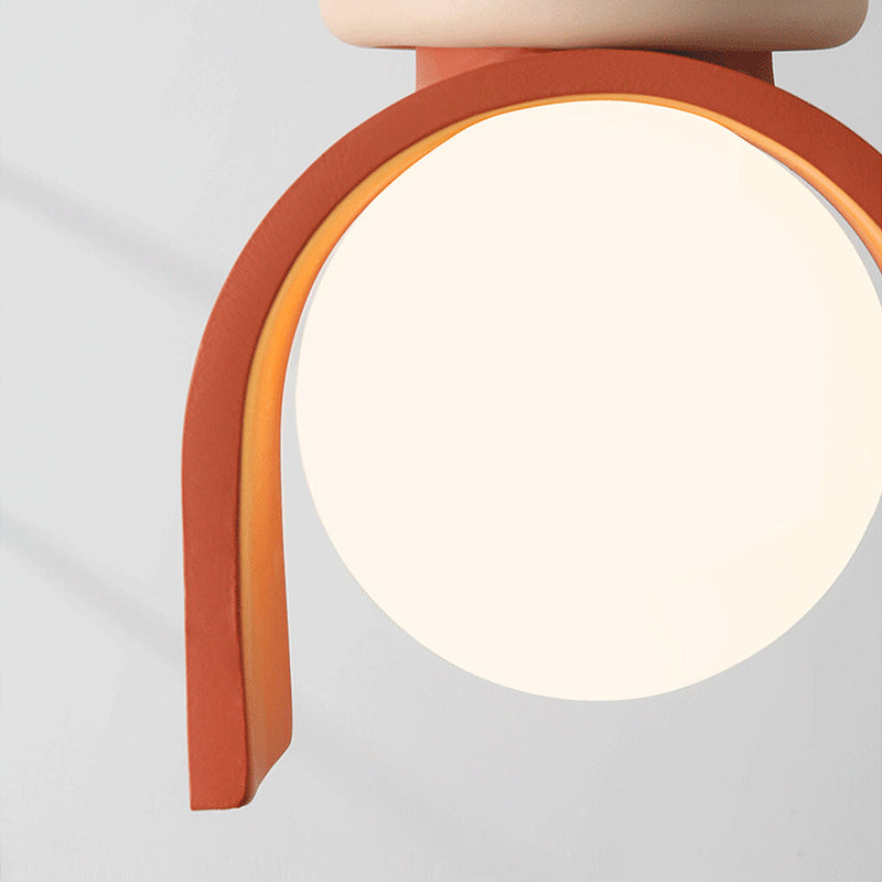 ArtsyGlow - Loftlampe med Farverige Detaljer og Kunstnerisk Design