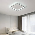 LumaSquare – Elegant LED-loftlampe med geometrisk design og blødt, afslappende lys til soveværelser