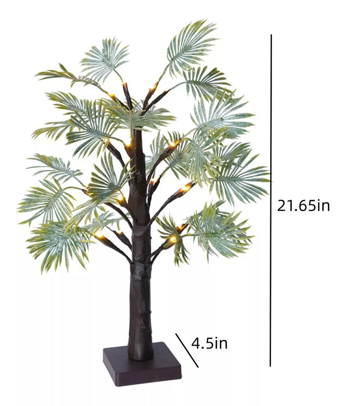 TropiGlow – LED julelys med palmebladsdesign