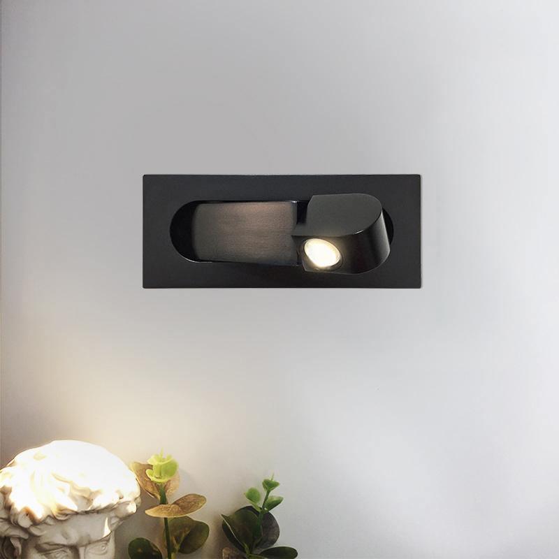 GlowEdge - Roterbar LED-væglampe til soveværelse og kontor