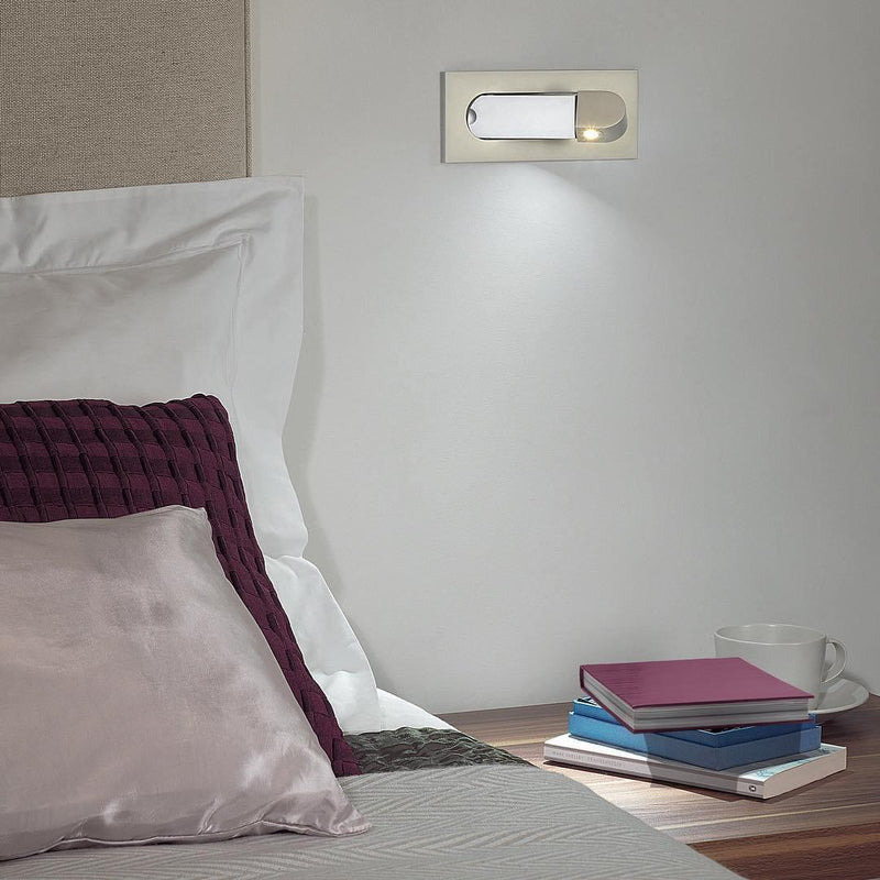 GlowEdge - Roterbar LED-væglampe til soveværelse og kontor