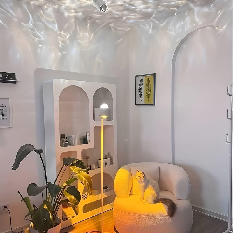 SunsetGlow - Projektions-USB-natlampe med varm atmosfære