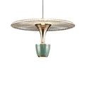 LumaDisc – Moderne skiveformet LED-loftlampe med varm glød