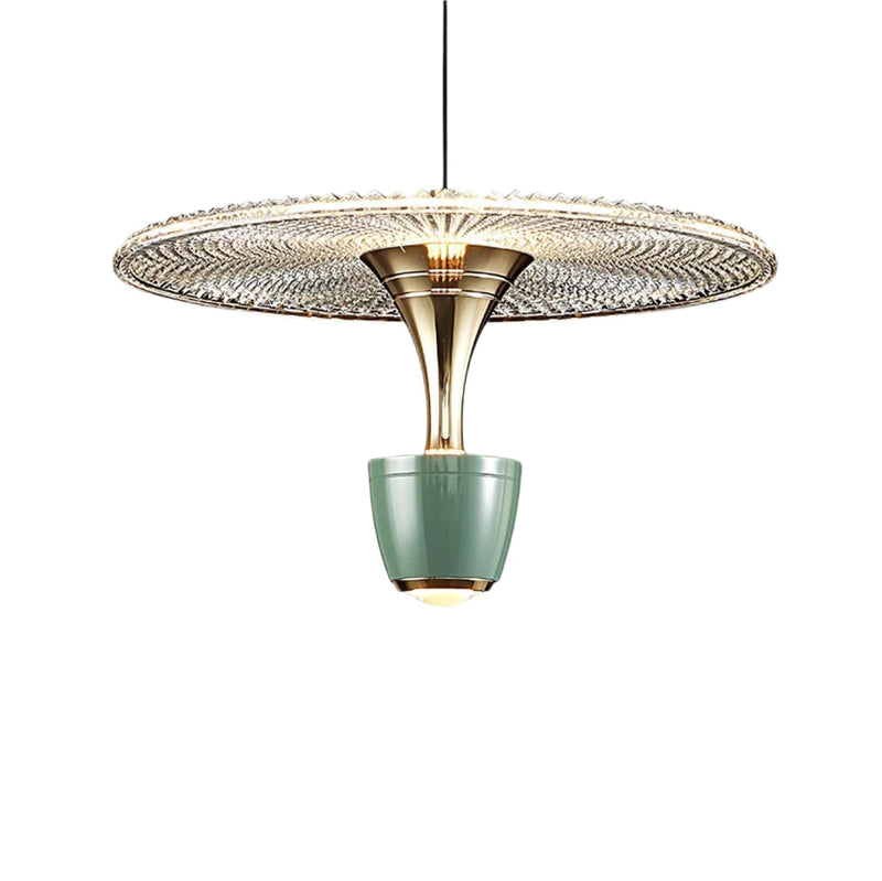 LumaDisc – Moderne skiveformet LED-loftlampe med varm glød