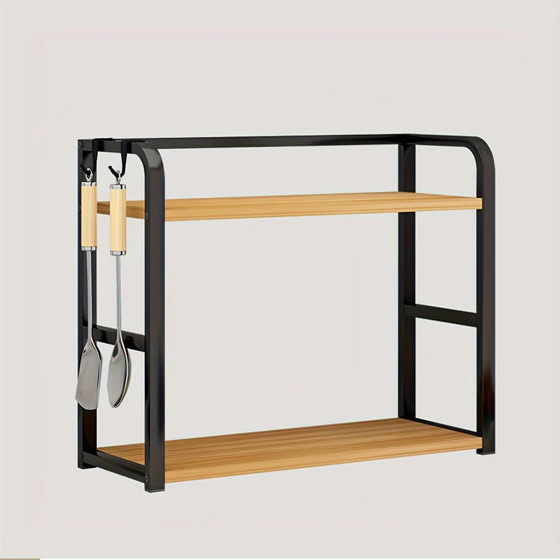 SpaceMax – 2 lags opbevaringsstativ til effektiv køkkenorganisering og bordpladeudstilling