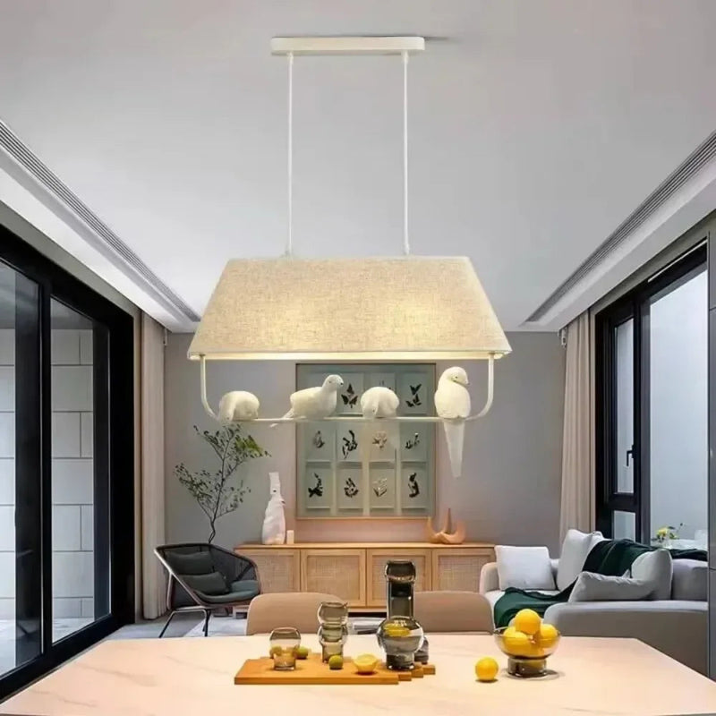 ZenAviary – Elegant japansk fuglependellampe til kunstnerisk stemningsbelysning og boligindretning