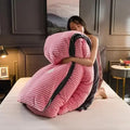 CozyHaven – Plys tekstureret tæppe for ultimativ komfort og varme