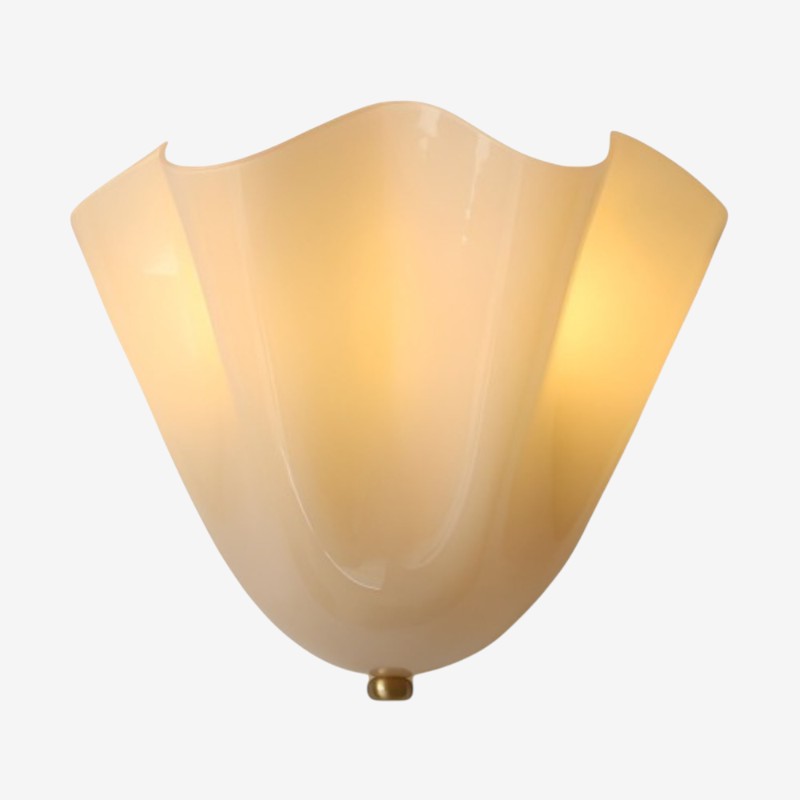 ShellGlow – LED Væglampe med Skalsinspireret Design