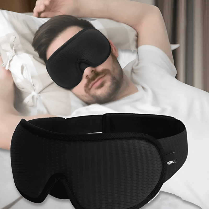 NoirNap - Ergonomisk kontureret øjenmaske med 3D Fit for fuld lysblokering og komfort