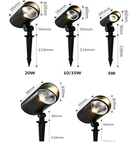 BrightScape - LED udendørslamper med holdbart design til landskabsfremhævninger