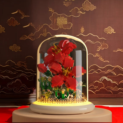 BloomBricks – Kreativ blomsterbuket med bygbart design til dekoration og sjov