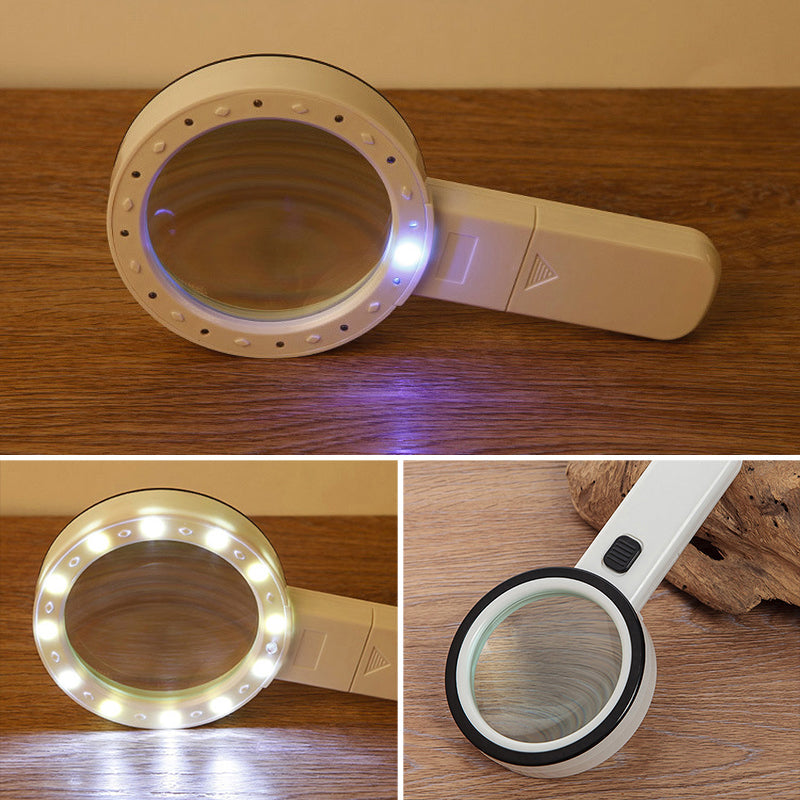 MagniBright – 30x optisk forstørrelsesglas med LED-belysning