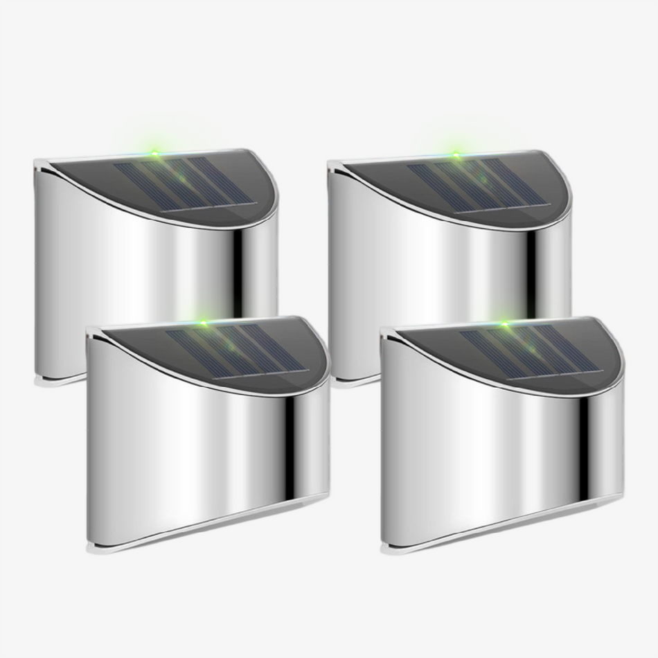 LumeGlow - Slanke Solar LED-væglamper til udendørs stemning