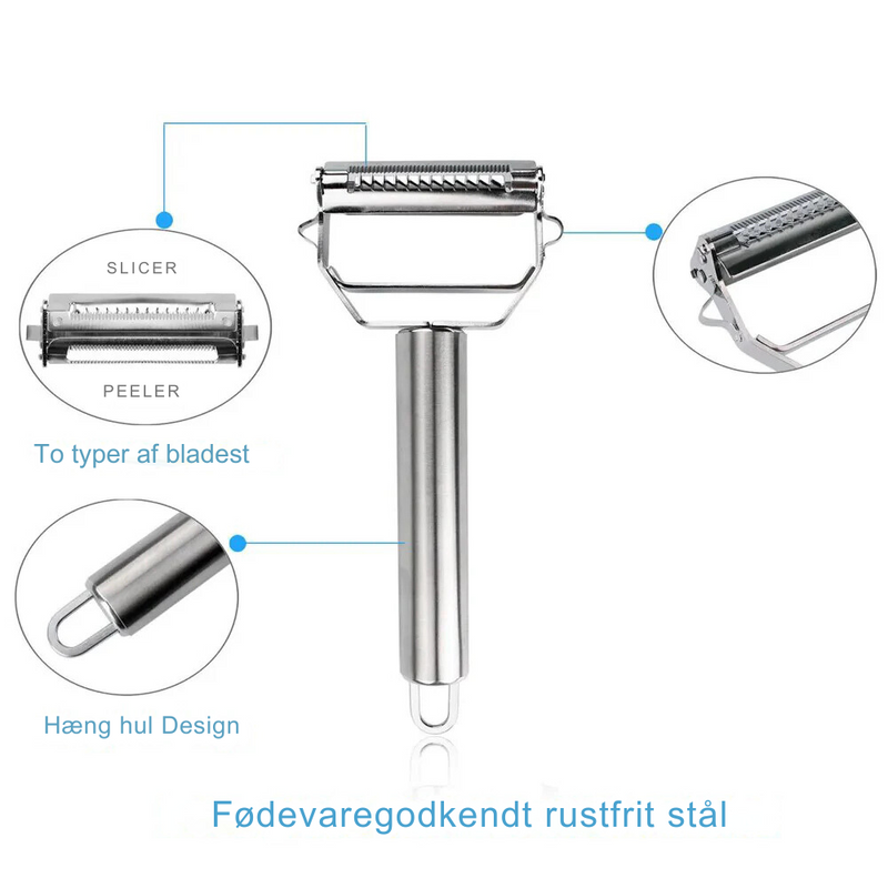 PrepMaster - Ubesværet skrælning og rivning til hurtig tilberedning