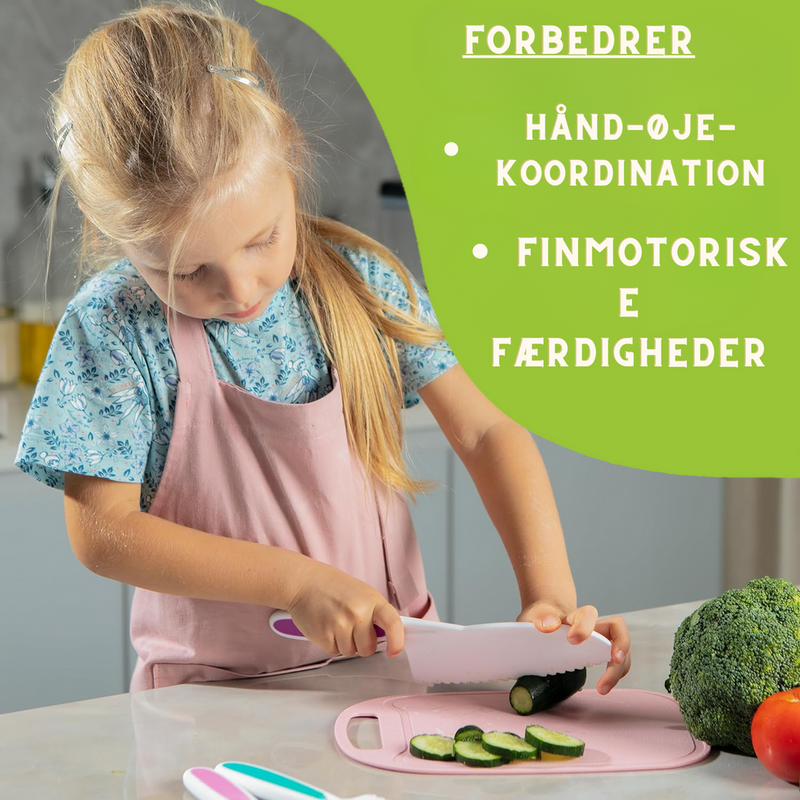 ChefBuddy - Børnevenligt køkkenværktøjssæt til sikker og sjov madlavning