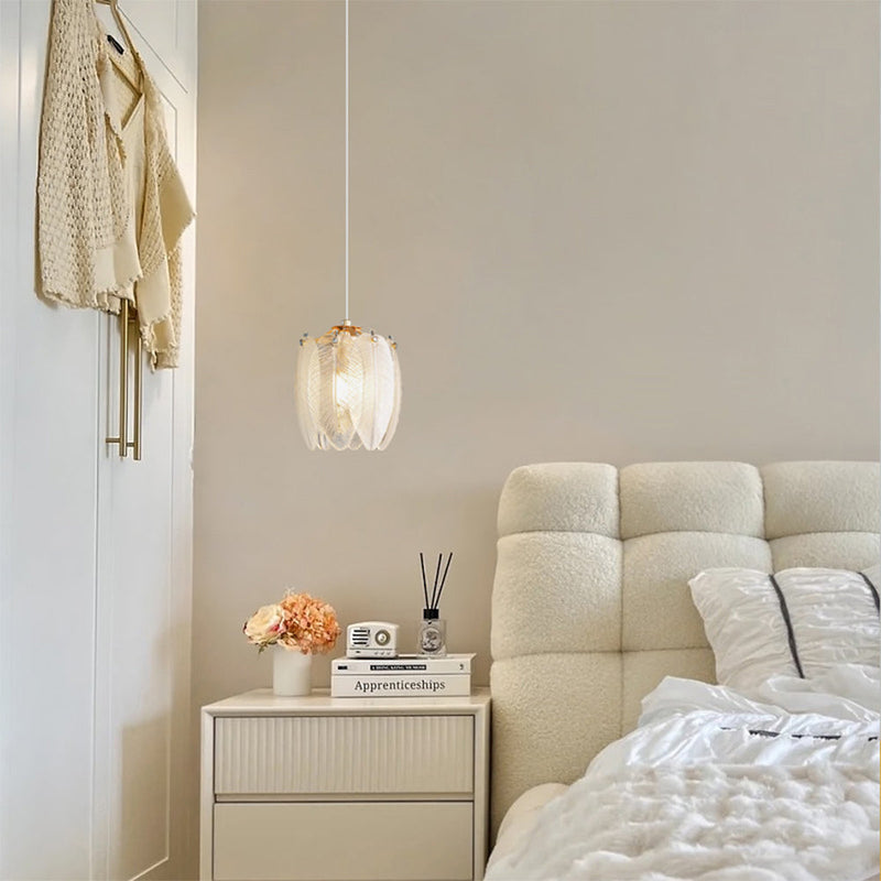 GlowLeaf - Loftlampe med Blød Belysning og Elegant Bladinspireret Design