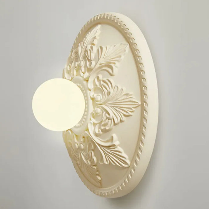 LumaGlow – Moderne rund væglampe med glat finish