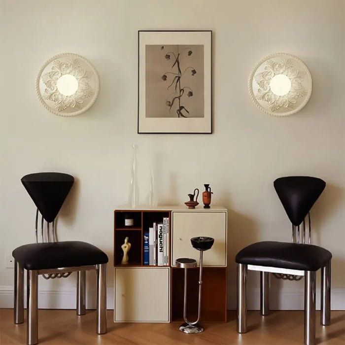 LumaGlow – Moderne rund væglampe med glat finish