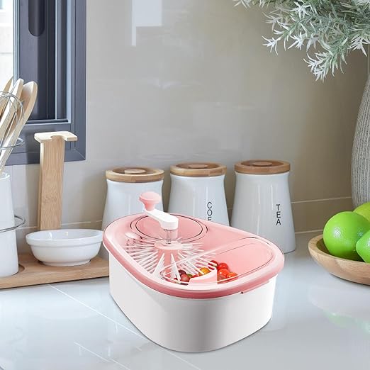 PureVeggo – Kompakt hvid grøntsagsrenser med afrundede kanter og minimalistisk design