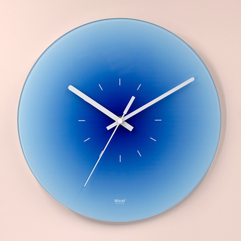 TimeVista - Elegant vægur i glas med minimalistisk, moderne charme
