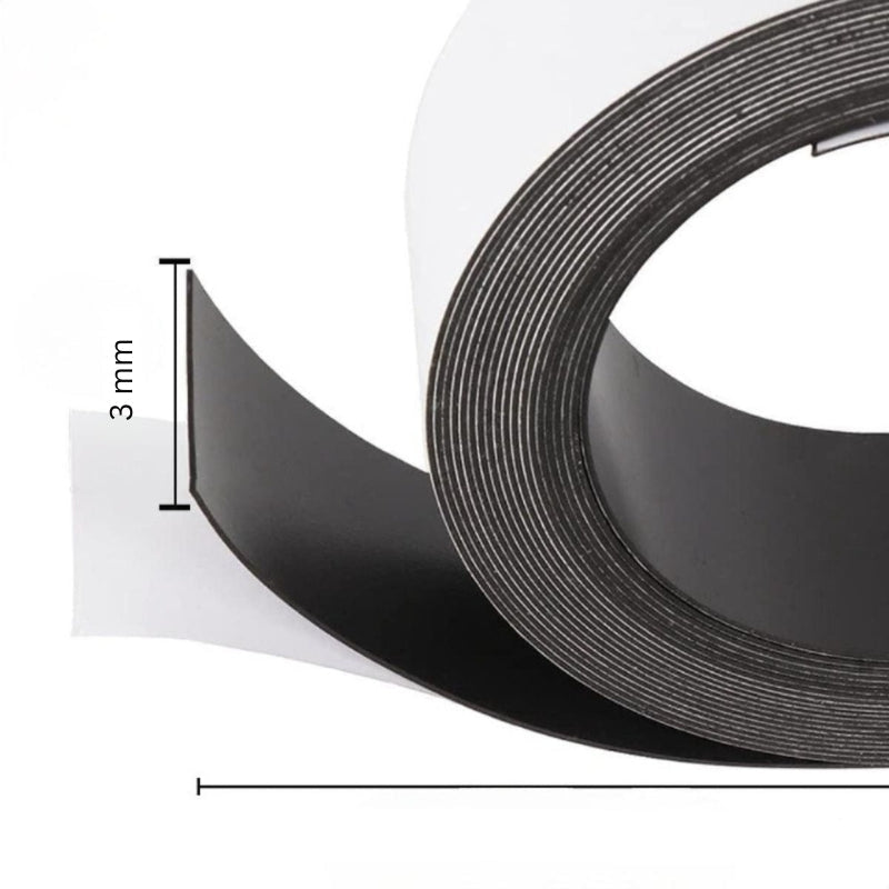 FlexiMag - Dobbeltsidet genanvendelig magnetbånd for nem og skadefri installation