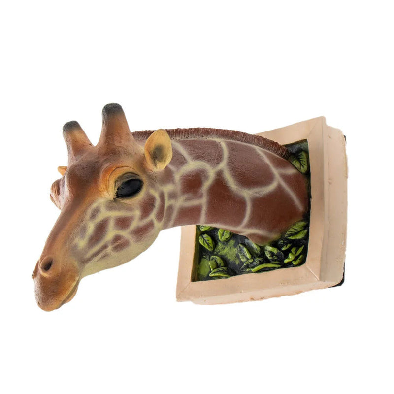 GiraffeView - 3D-girafhovedvægskulptur til kreativ indretning
