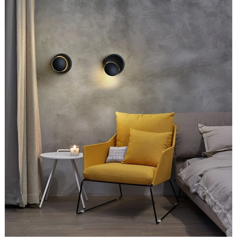 GlamSpin – Drejelig væglampe med 350 graders drejefunktion og moderne LED-design